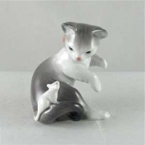 LLADRO CAT AND MOUSE #5236. MINT.  