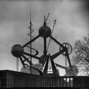  Atomium, Symbol of Brussels Worlds Fair Photographic 