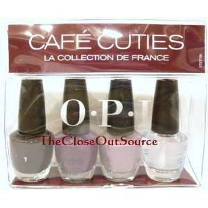  OPI Cafe Cutie Nail Polish (4 Minis) La Collection de 