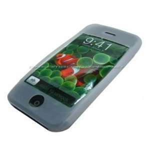   IPHONE WH iPhone Silicon Skin   White Cell Phones & Accessories