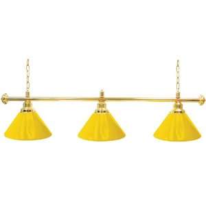  Trademark Premium 60 Inch 3 Shade Billiard Lamp Yellow and 