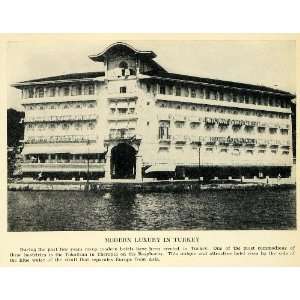  1931 Print Hotel Tokatlian Therapia Bosphorus Turkey 