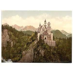 Neuschwanstein,Upper Bavaria,Germany,c1895