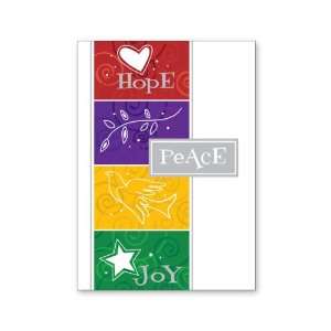  Custom Printed Centered on Peace Holiday Card   Min 
