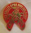 1993 SEA SEAFAIR COMMEMORATIVE HYDROPLANE BUTTON PIN SIGNED CHIP 