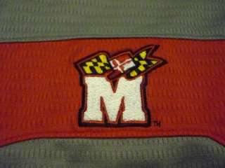 University of Maryland Nike Dri Fit long sleeve t shirt jersey size 