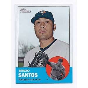  2012 Topps Heritage #66 Sergio Santos Toronto Blue Jays 