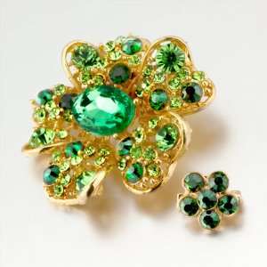 August Birthstone Beautiful Flower Brooches And Pins Small