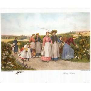 The Berry Pickers by Jennie Brownscomb 16x10  Kitchen 
