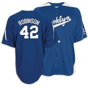  Jackie Robinson Brooklyn Dodgers Blue Cooperstown Jersey 