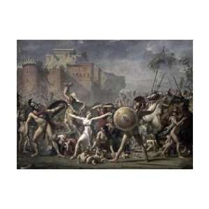  Jacques louis David   The Battle Of The Sabines Giclee 