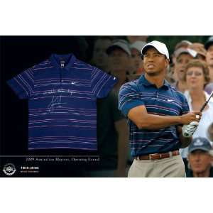  Tiger Woods 2009 Australian Masters Tournament Worn Polo 