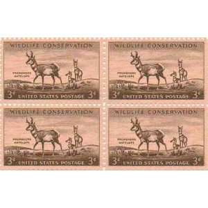  Pronghorn Antelope Set of 4 x 3 Cent US Postage Stamps NEW 