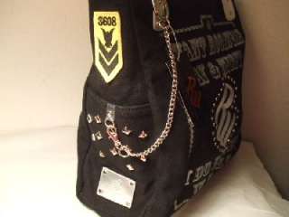 ROCAWEAR  Day and night punk army backpack tote   NWT bag satchel 