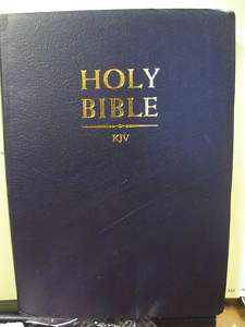 New Gift Bible Black Leather Appearing Cover King James  