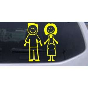  Yellow 8in X 7.5in    Expecting Family Stick Family Stick 