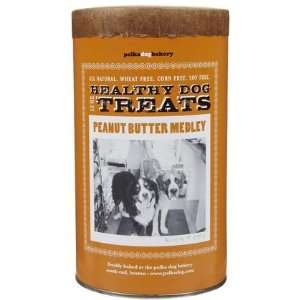 Polka Dog Bakery Healthy Dog Treats Tall Cans   Peanut Butter Medley 
