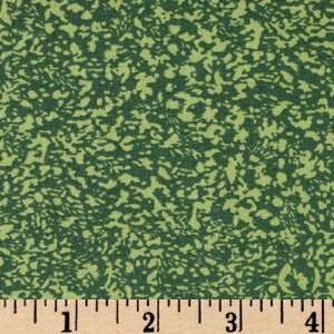  44 Wide Autopia Oil Spatter Tonal Green Fabric By The 