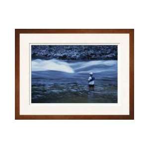  Fisherman Selway River Idaho Framed Giclee Print