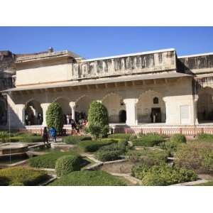  Gardens, Amber Fort Palace, Jaipur, Rajasthan, India, Asia 
