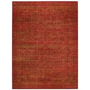  Capel Tonal Trace 1395 Red Rectangle   9 6 x 13 6