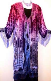 This is a beautiful hand dyed by MAYA MATAZARO , long jacket,one of 