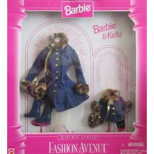  Barbie & Kelly Matching Coats Styles Fashion Avenue Toys & Games