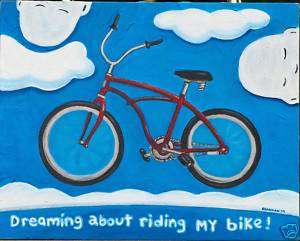 Dreaming about riding my bike   Sean Branna  