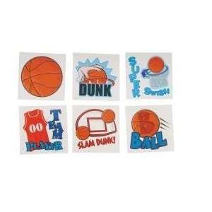    Basketball Assorted Tattoos 2 in (1 Gross)