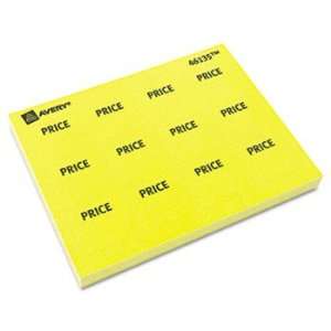  Avery 46135   Permanent Label Pads, 3/4 x 7/8, Yellow, 480 