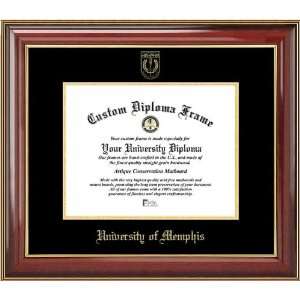  University of Memphis Tigers   Embossed Seal   Mahogany 