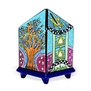 Ceramic Tree of Life Tzedakah Box by Prosperity Tree / Plaut Judaica 5