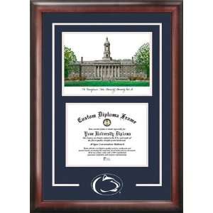  Penn State University Alumni Mahogany Diploma Frame 