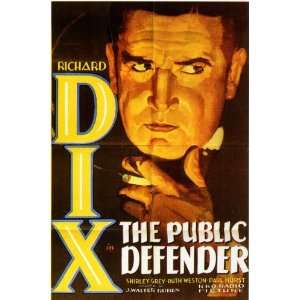 The Public Defender Movie Poster (11 x 17 Inches   28cm x 44cm) (1931 