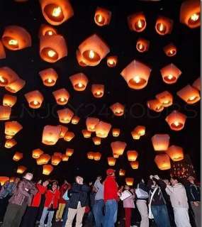 SKY UFO Balloon Kongming Lanterns Wishing Lamp and anniversary
