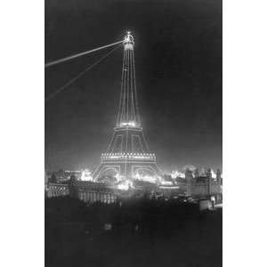   printed on 12 x 18 stock. Eiffel Tower at Night