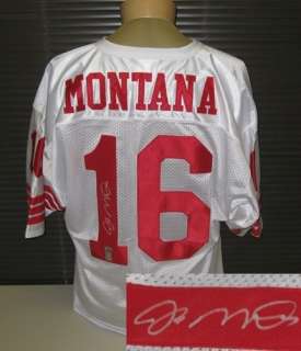 Joe Montana Signed/Autographed White San Francisco 49ers Jersey  