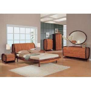   Series Contemporary Two Tone Bedroom Set 