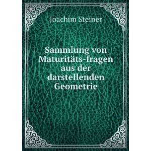   von MaturitÃ¤ts fragen aus der darstellenden Geometrie Joachim