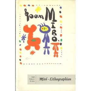    Joan Miro Farbige Lithographien (9781135717810) Paul Wember Books