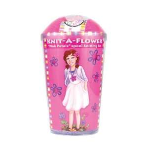  Knit A Flower Kit   Pink Petals Toys & Games