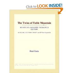  The Twins of Table Mountain (Websters Japanese Thesaurus 