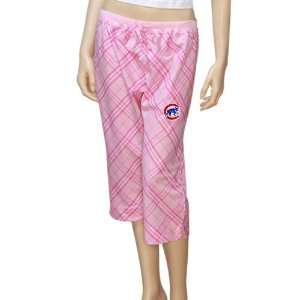   Pink Plaid Kona Crop Lounge Pants 