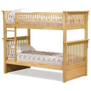  Colorado Twin Over Twin Bunk Bed by Atlantic Furniture 