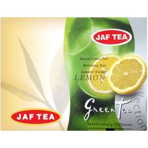 Jaf Tea Green Tea w/ Lemon Loose Tea Grocery & Gourmet Food