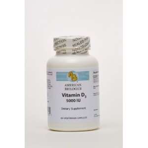  American Biologics   Vitamin D3 5000iu 60c Health 