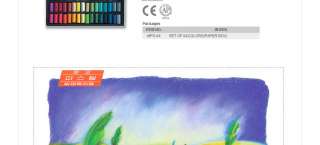   Artist Soft Pastel Chalk Square 64 Color With Box Sealed Korea  