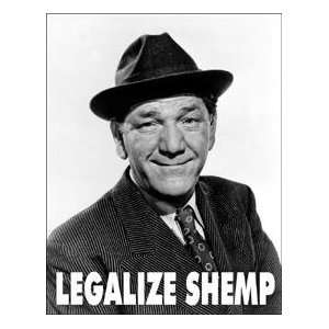  3 Stooges Legalize Shemp Tin Sign
