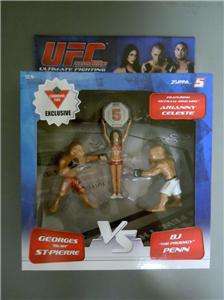 GEORGES ST. PIERRE BJ PENN & ARIANNY ROUND 5 UFC (3 PACK) FIGURE 
