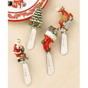  Twas The Night Before Christmas Spreaders, Set of 4